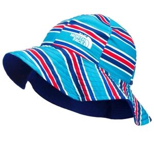 THE NORTH FACE Littles Brimmer, Meridian Blue Painted Stripe Print, XS